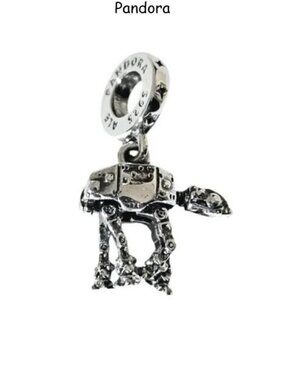 Pandora Star Wars 925 Sterling Silver At-AT Walker Robot Bracelet Pendant Charm
